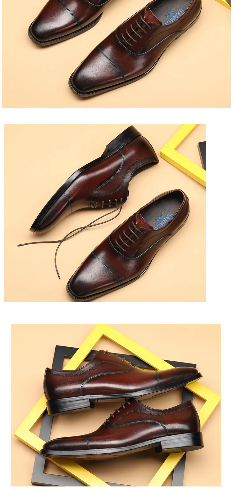 Trendy Business Designer Shoes Men Formal Genuine Leather Shoes Office ...
