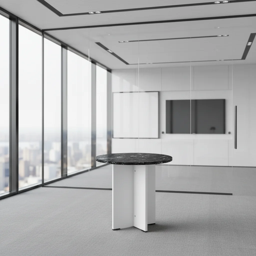 Compact Consultation Table ABS Connection System Coffee Meeting Desk Office Conversation Furniture 3