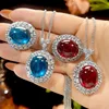 Red corundum ring