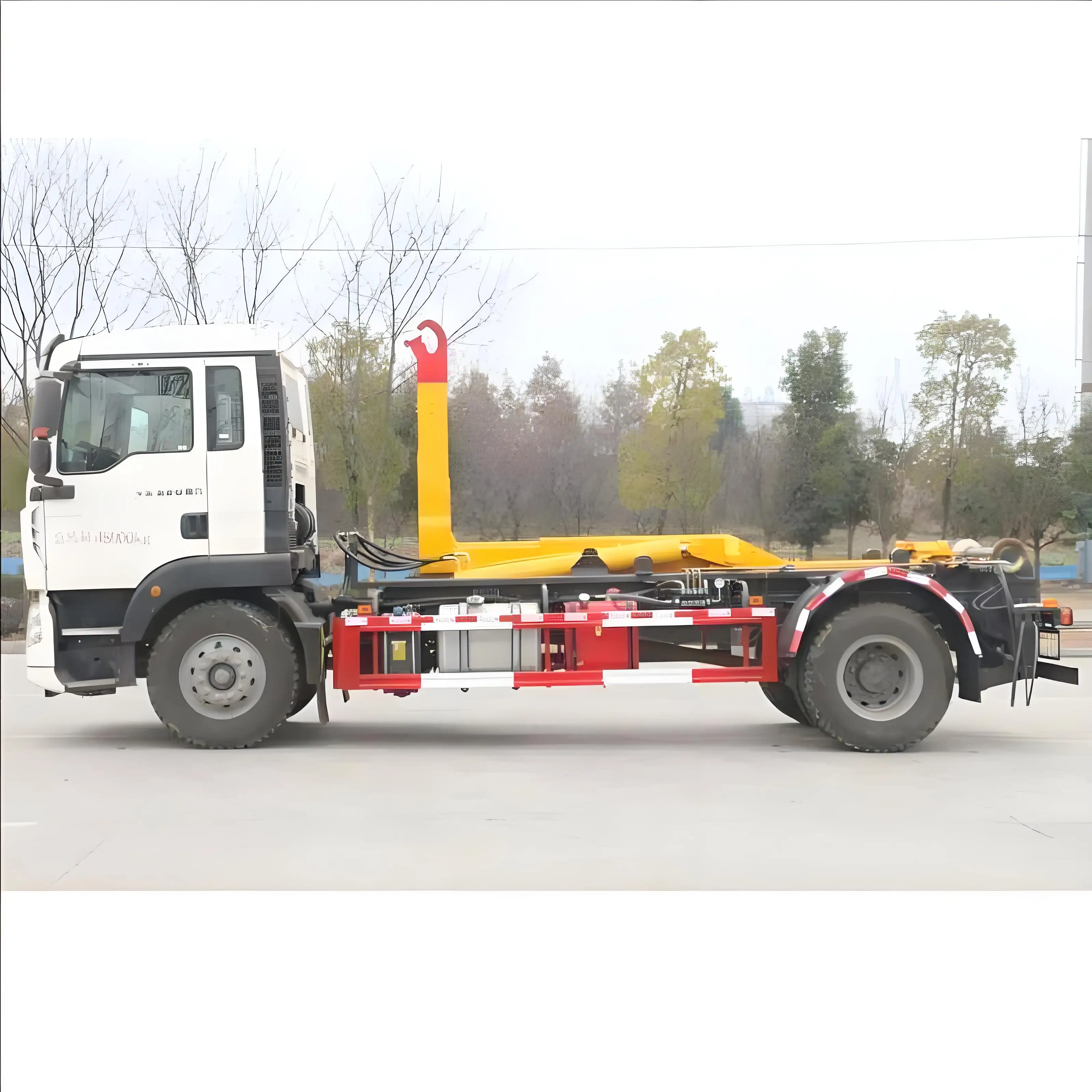 13000L HOWo Hook Detachable Refuse Transfer Truck