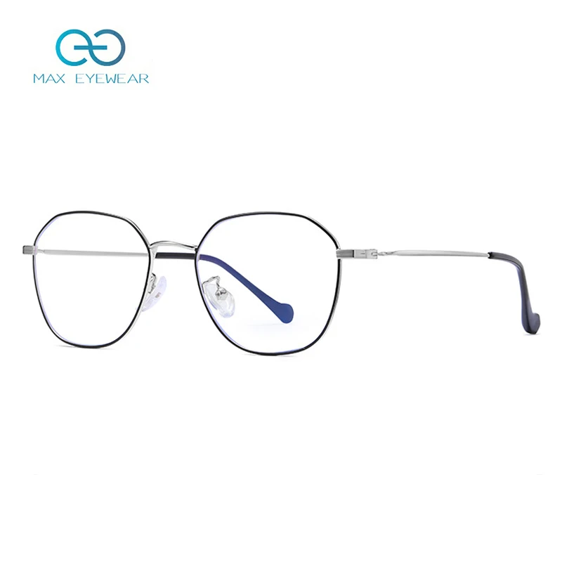 2019 Anti-blue Glasses Fashionable Retro Round Frame Protection Eyewear PC Lenses Optical glasses 1910