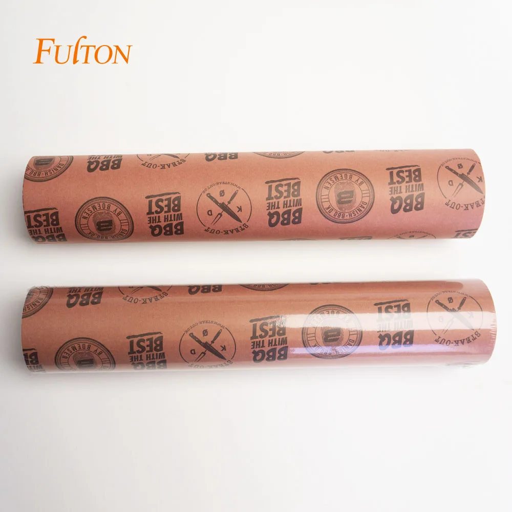 53m Long Pink Kraft Butcher Paper Roll Food Grade Peach Wrapping