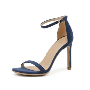 Anti-Slip Height Increasing Ladies Heeled Sandals Women Comfortable Custom High Heel Female Ankle Buckle Kitten Heel Shoes