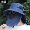 Dark blue - detachable mask