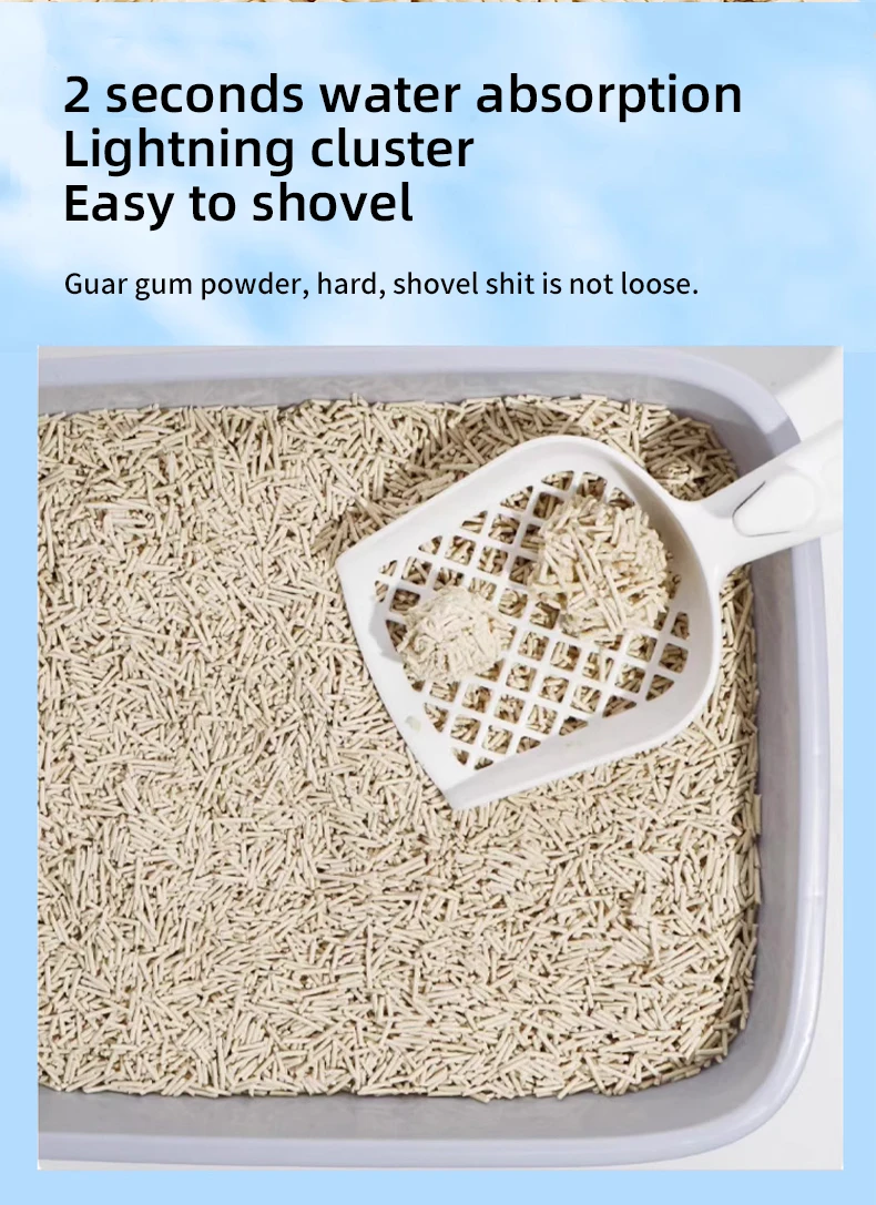Wholesale Super Clean Cat Litter Sand Premium Natural Tofu Cat Sand Pet