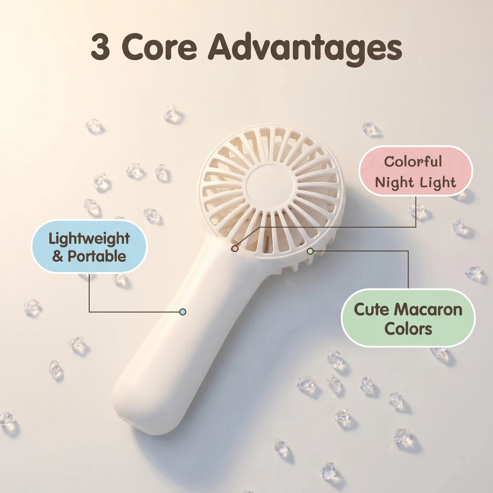 Cooling Handheld Usb Fan, Portable, 5 V - detail 10