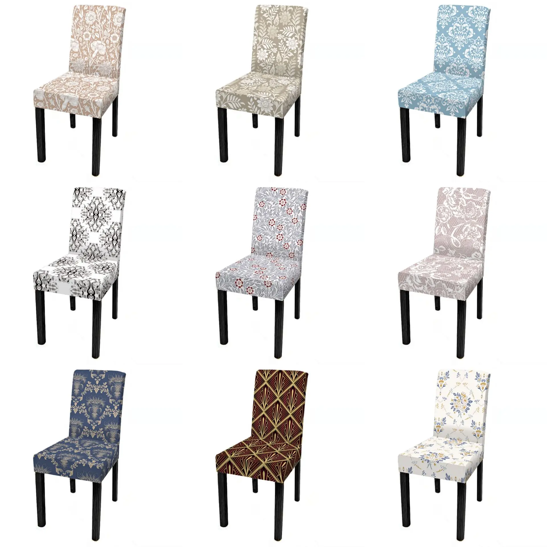 Защитное сиденье для офисного стула эластичное съемное моющееся крепление из спандекса отелей церемоний