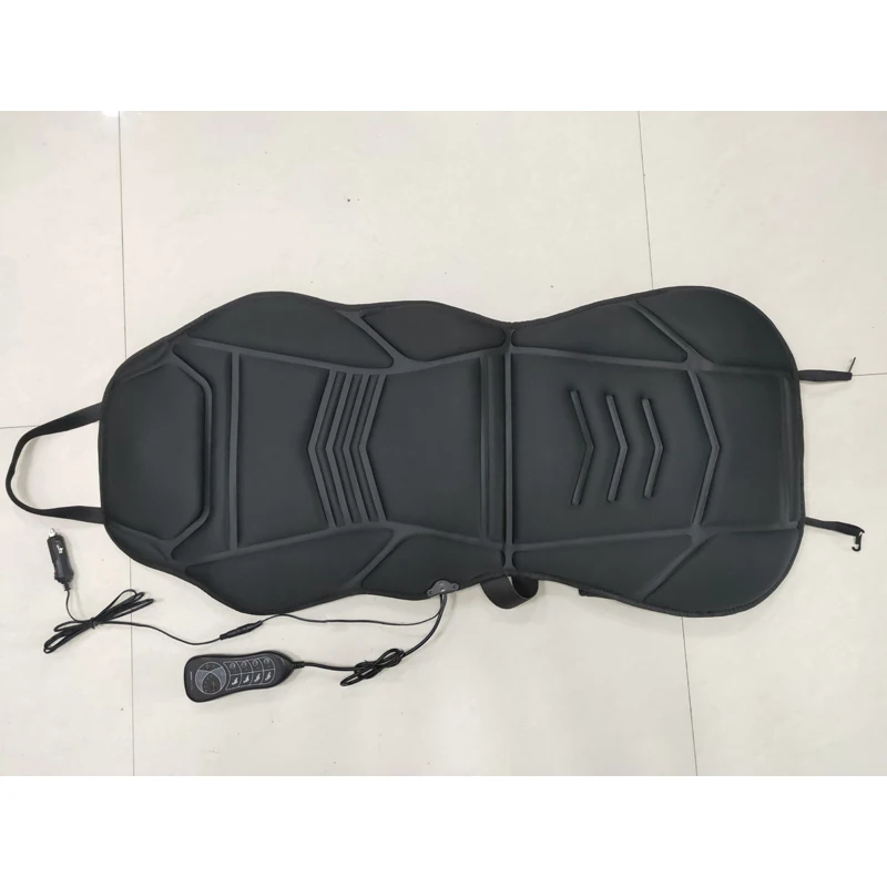 12 v   Motor Vibration With Heat Car Massage Seat Cushion Heated  Seat Cover