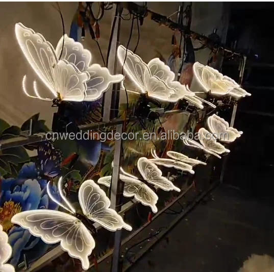 Cleasr Electric Butterfly for Balloon Decoration Birthday Electric butterfly Wedding  Party