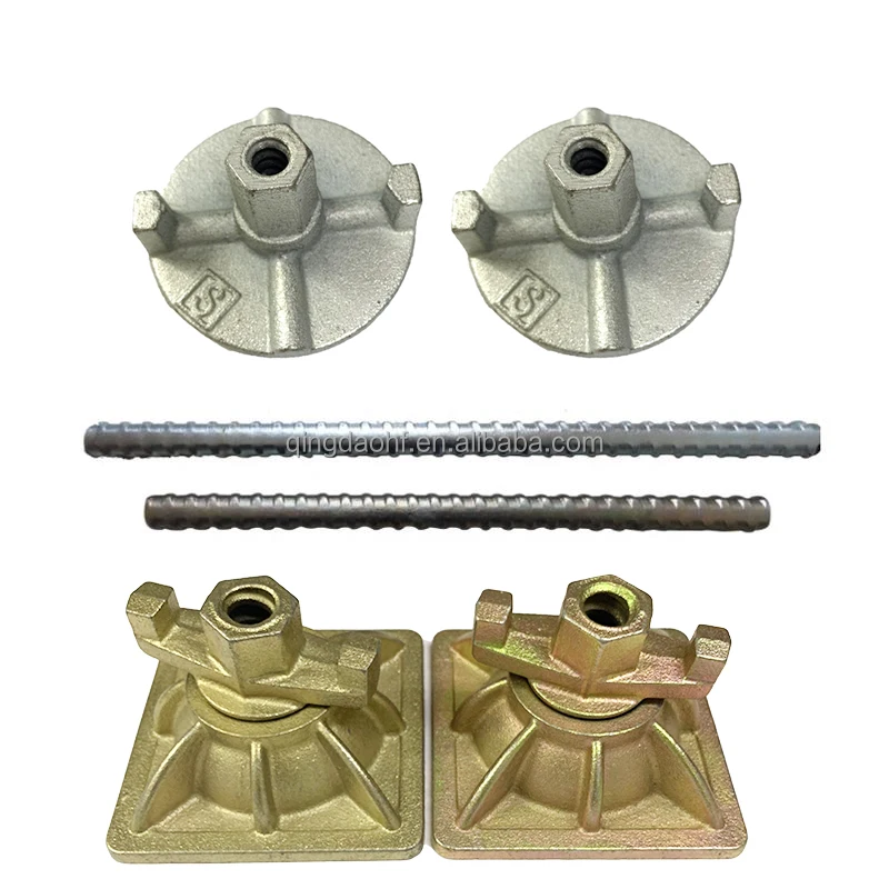 Formwork Accessories 12mm Tie Rod Anchor Wing Nut For Construction