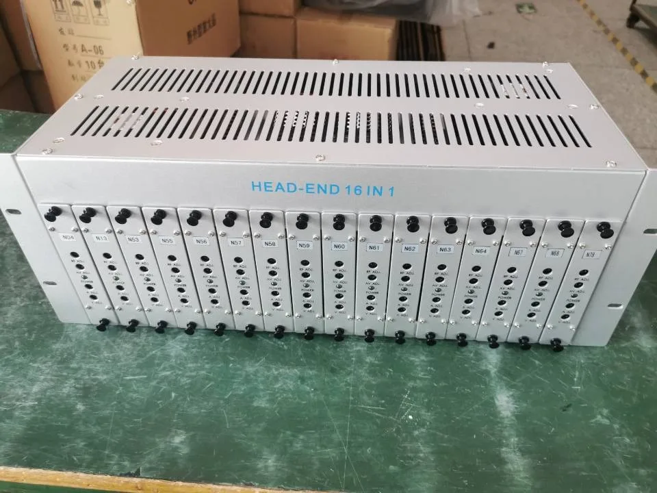 Wolck 8 16 24 Channel In1 Fixed Agile Modulator Multi Hd AV Hotel Cable TV Headend System RF Analog Modulator