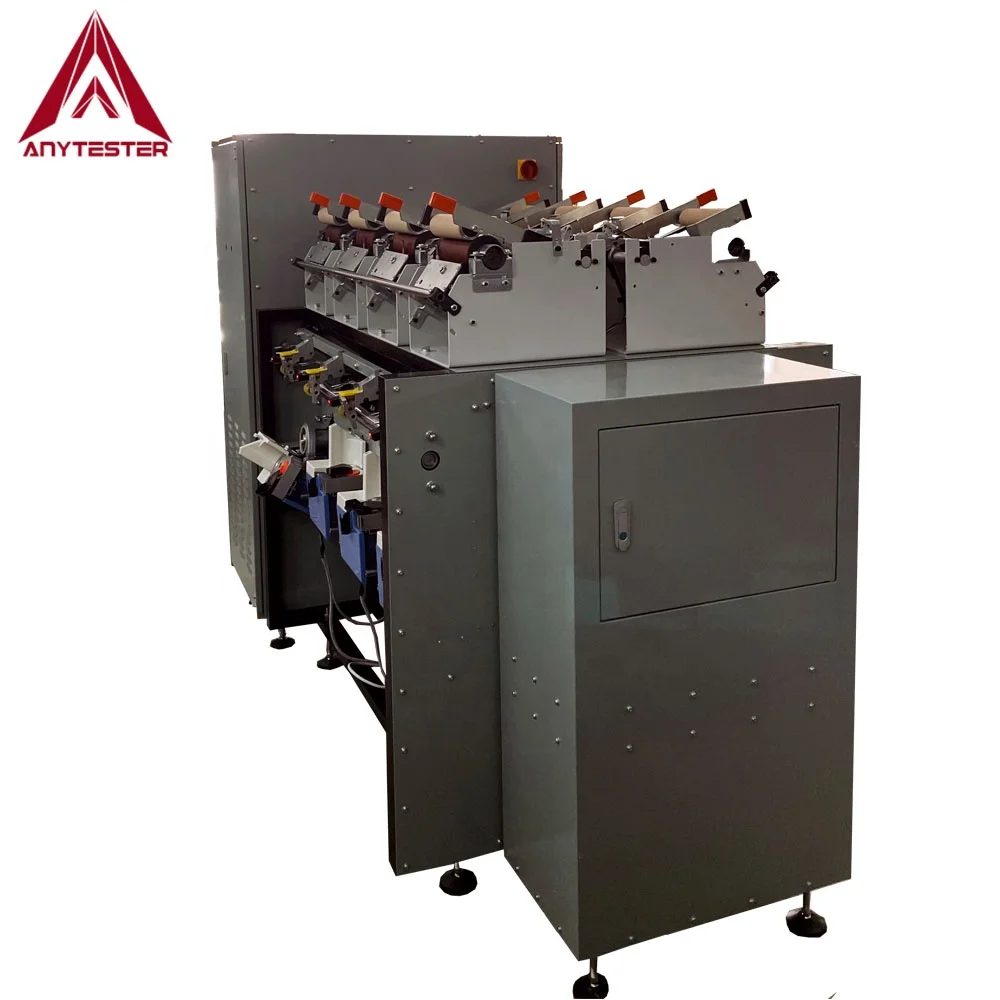 Laboratory Rotor Spinning Machine Used to Convert Fiber Into Yarn