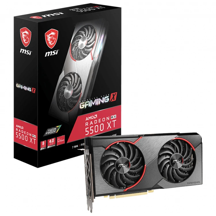 fortjener opkald parfume Wholesale MSI AMD Radeon RX 5500 XT GAMING X 8G Graphics Card with 8GB  GDDR6 128-bit Memory Support VR READY From m.alibaba.com