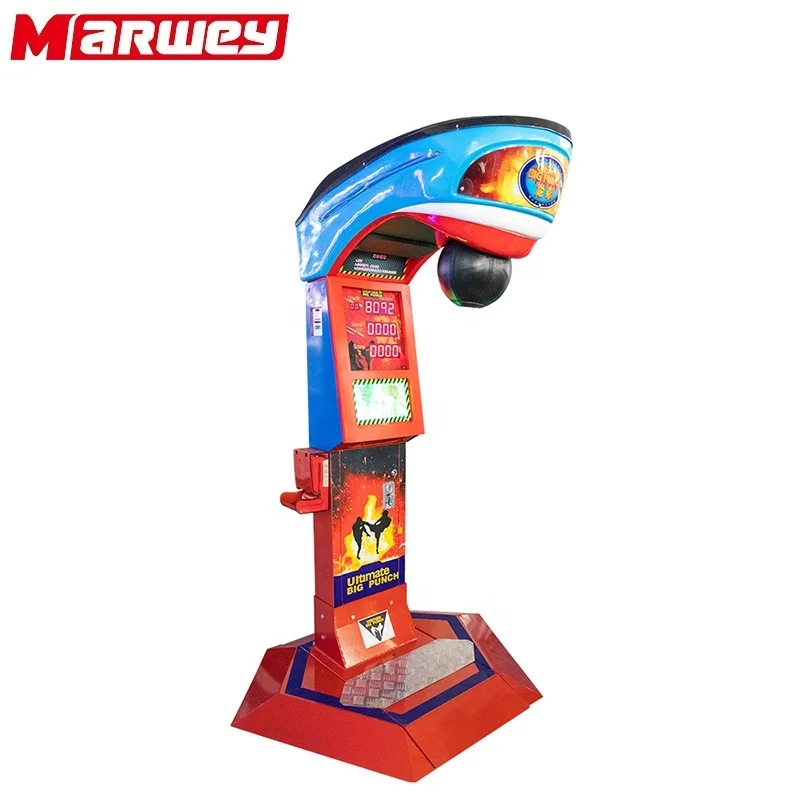 Big Punch Boxing Machine Coin Operated Redemption Arcade Game Machine King of the Hammer