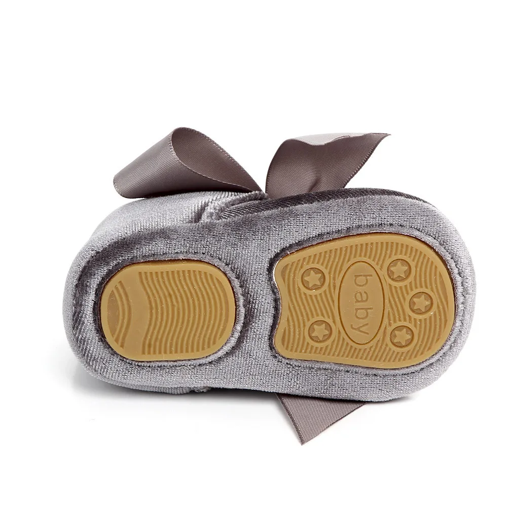 Baby Girls Mary Jane Flats Infant Non-Slip Bowknot Ballet Slippers Newborn Princess Dress Wedding Shoes Toddler First Walkers details