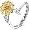 Lettera F con Girasole Dorato