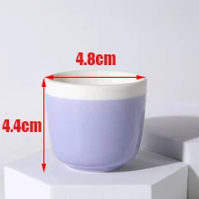 Mini Empty Ceramic Teacup Candle Containers for DIY Candle - Making