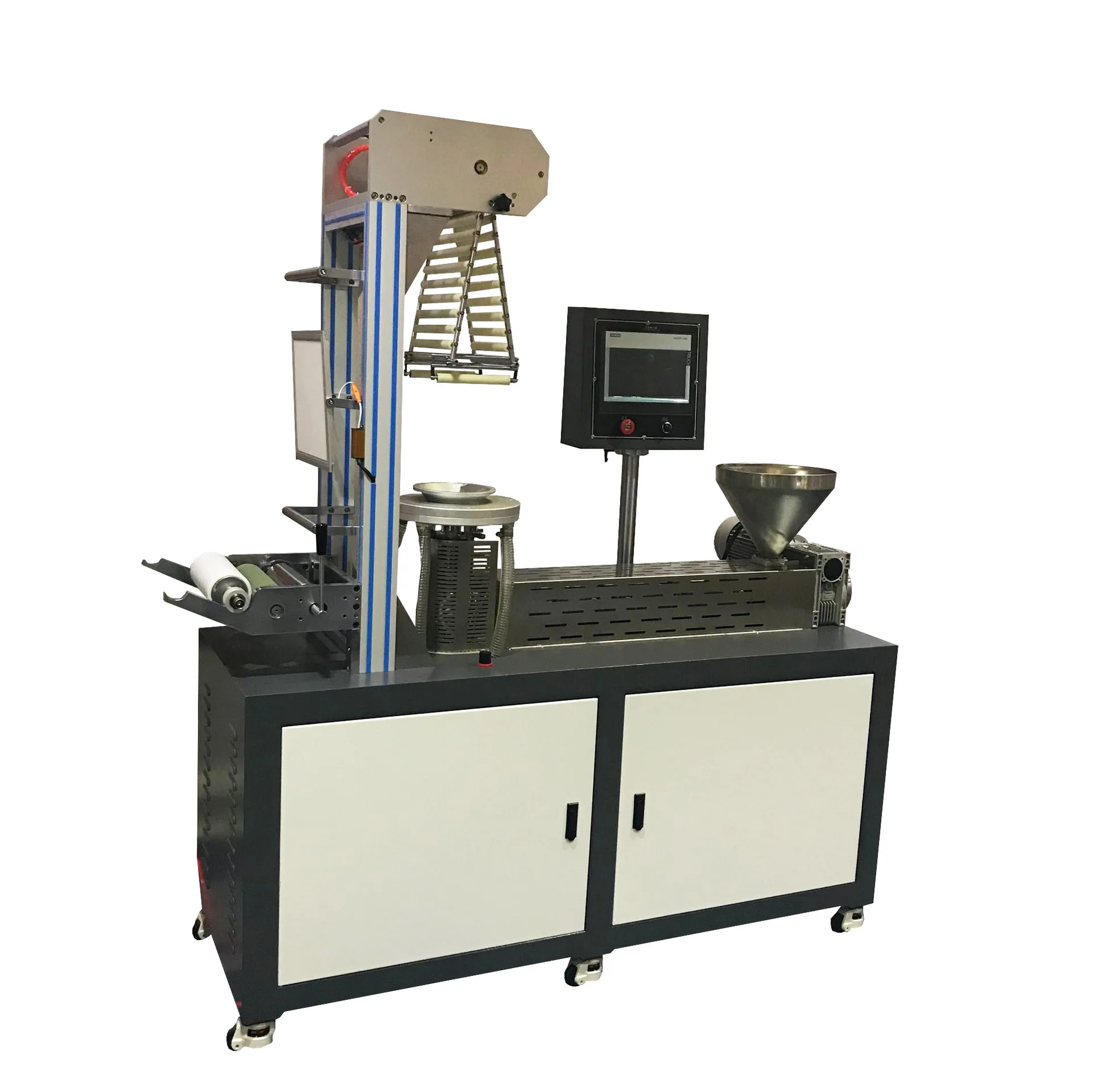 OLLITAL маленькая лабораторная мини HDP LDPE LLDPE PE PP PET машина для выдувания пластиковой пленки, мини машина для выдувания пленки