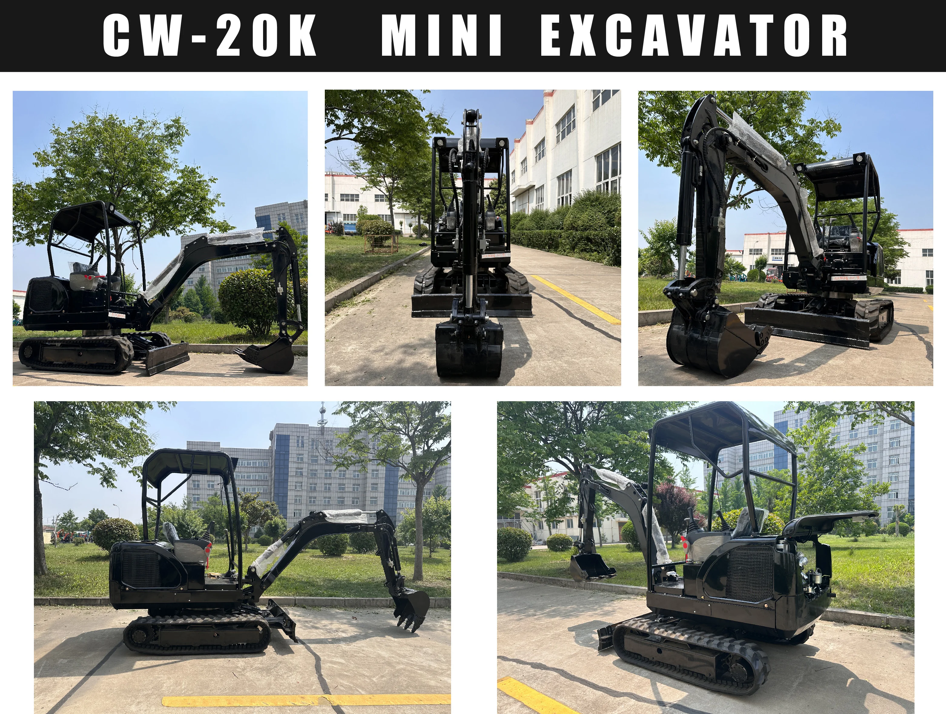 Free shipping!!!small mini excavator 1 ton digger machine excavators 3.5 ton parts price excavator bucket attachments