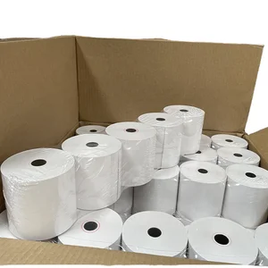 58mm Supermarket Receipt Printing Paper Single Layer 57X50 Thermal Cashier Roll Paper for Kitchen Takeout Order 57*50 Size