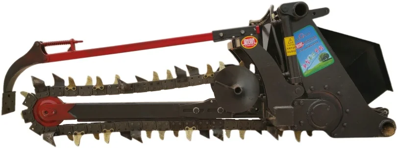 Ditching Device Two-wheel Drive Deep Soil Ditcher Trencher