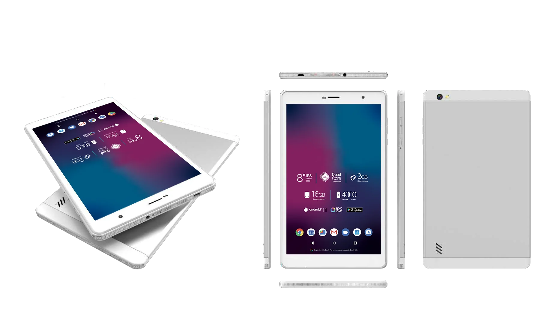 Oem 8 Inch Android Tablet High Quality With 5 Point Capacitive Touch Screen Tablet