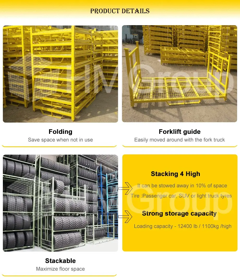 Moveable Tire Racking Hot Sale Transport Movable Customizable Portable Storage Truck Tire ...