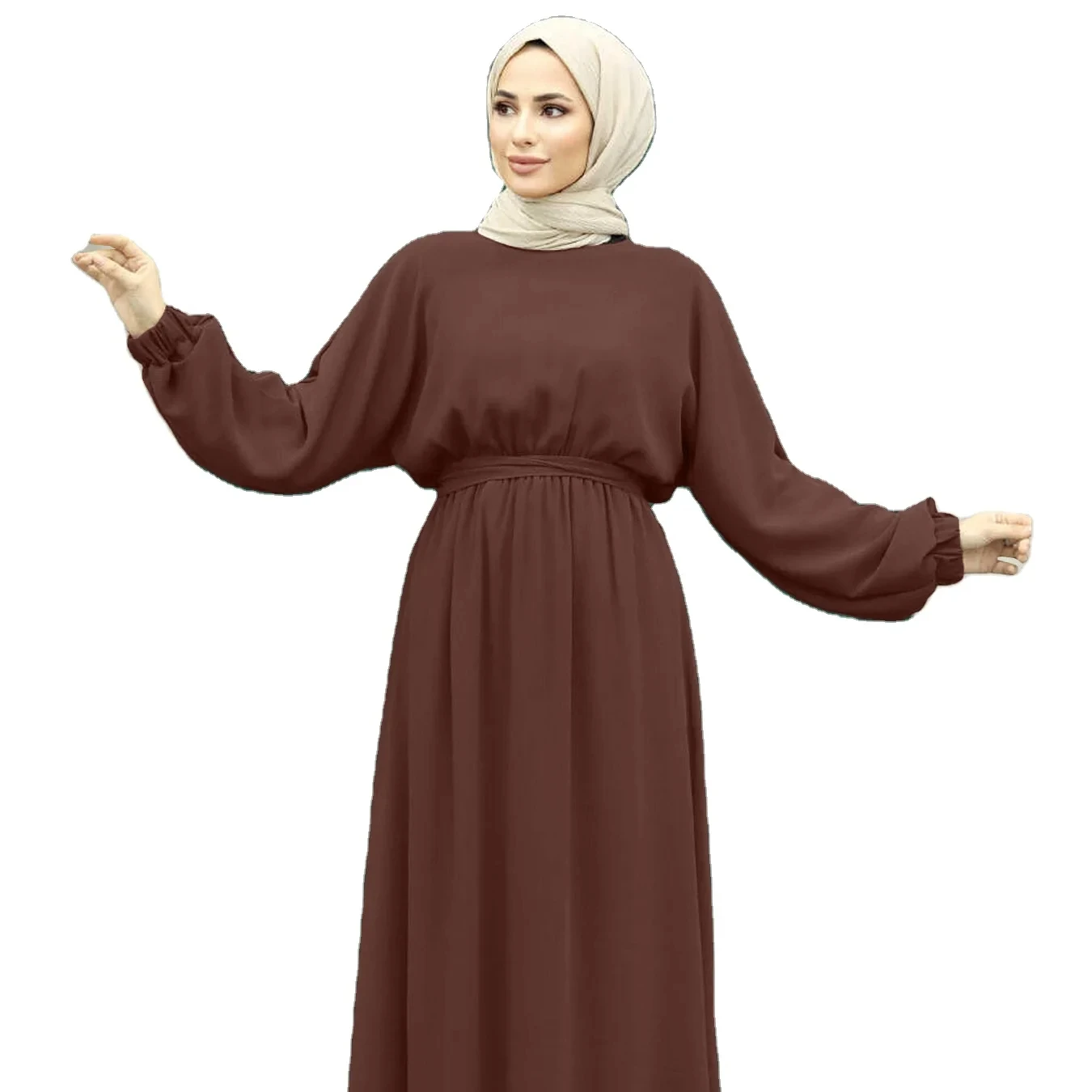 chinese dress ladies LM001 Muslim Dress by LumosModesty