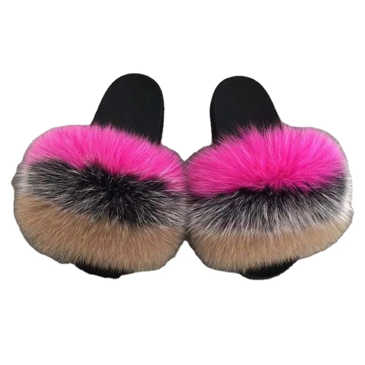 real fur slides