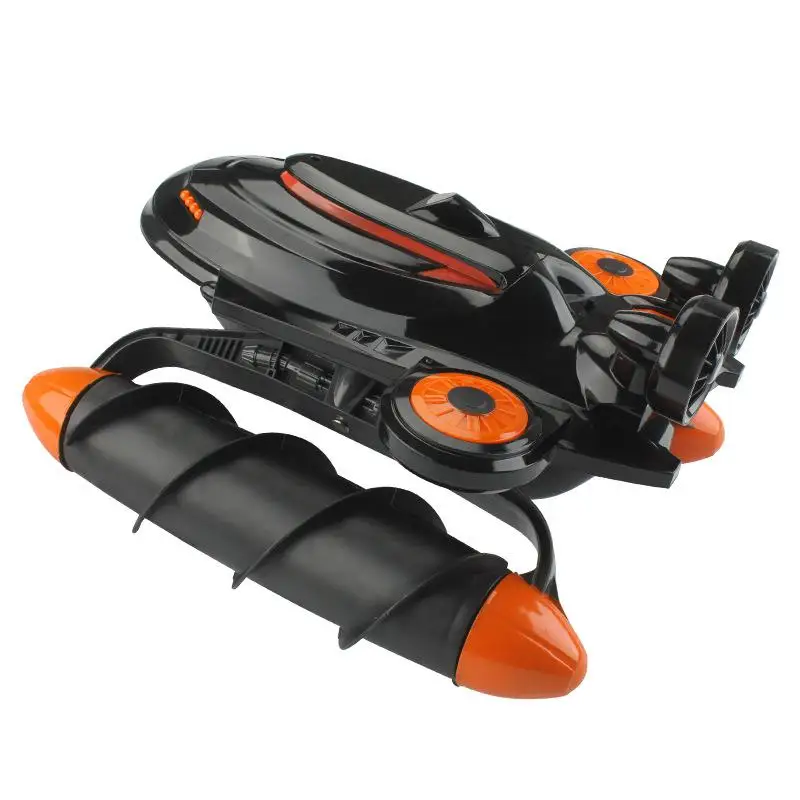 HEBXMF RC-Schiff 2,4 GHz RC Hovercraft Amphibien-RC-Boot Hochgeschwindigkeits-Rennruder-Geländefahrzeug Geeignet für Erwachsene und Kinder Stunt-Auto Elektrisches Spielzeug Automodell