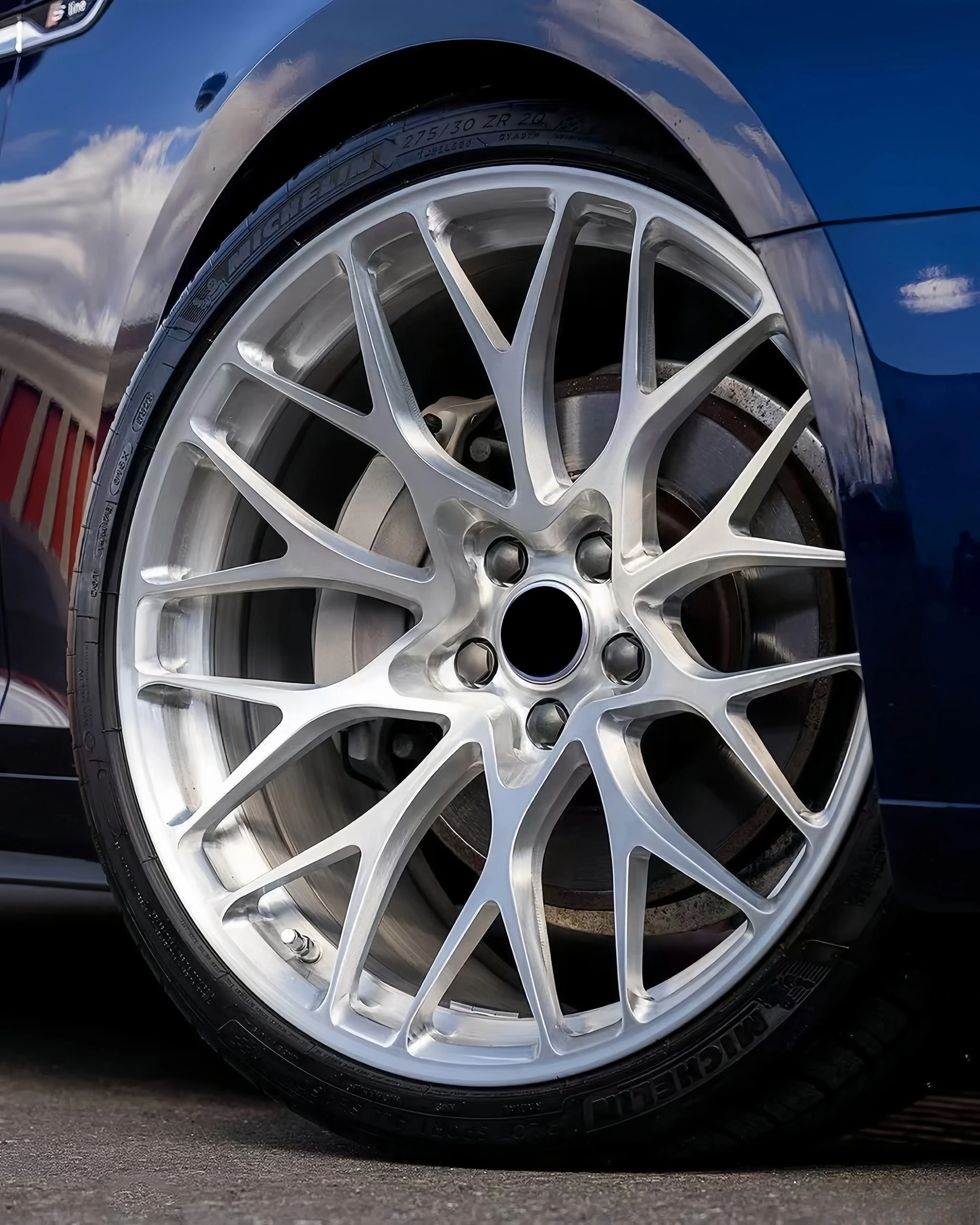 XINLAI Monoblock 1-Piece Forged Wheel Brushed Polished 5x120 5x112 5x114.3 Racing Car Wheel 18 19 20 21 22 Inch Car Alloy Rim - Image 4