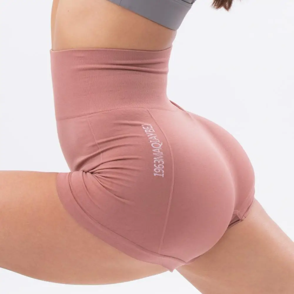 208 High Waist Sports Shorts Women Workout Push Hip Athletic Clothes Wholesale Cycling Yoga Running Fitness Gym Sportswear OEM