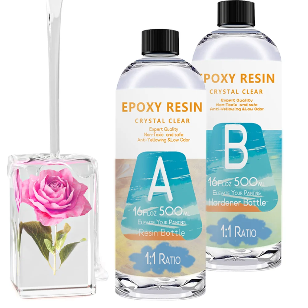 32oz Premium Clear Epoxy Resin Kit Casting And Coating For River Table ...