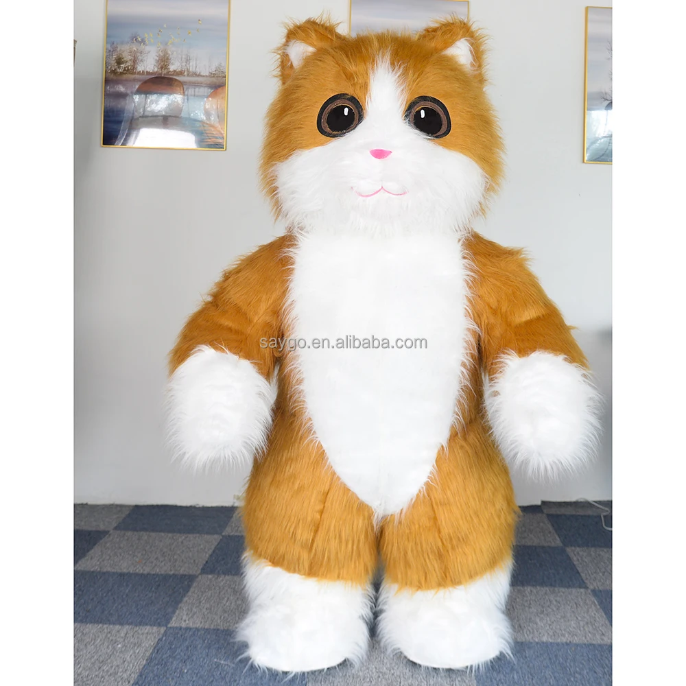 Outdoor Inflatable Dog cat Costumes for Adults Cosplay 2m/2.6m Unisex Doll cat Mascot Costume Suits for Events Rental