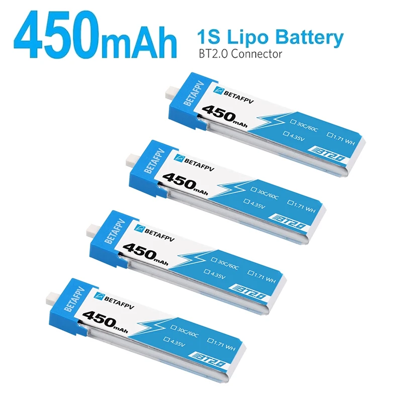 Original BETAFPV Drone Battery 450mAh 300mAh 1S for BETAFPV