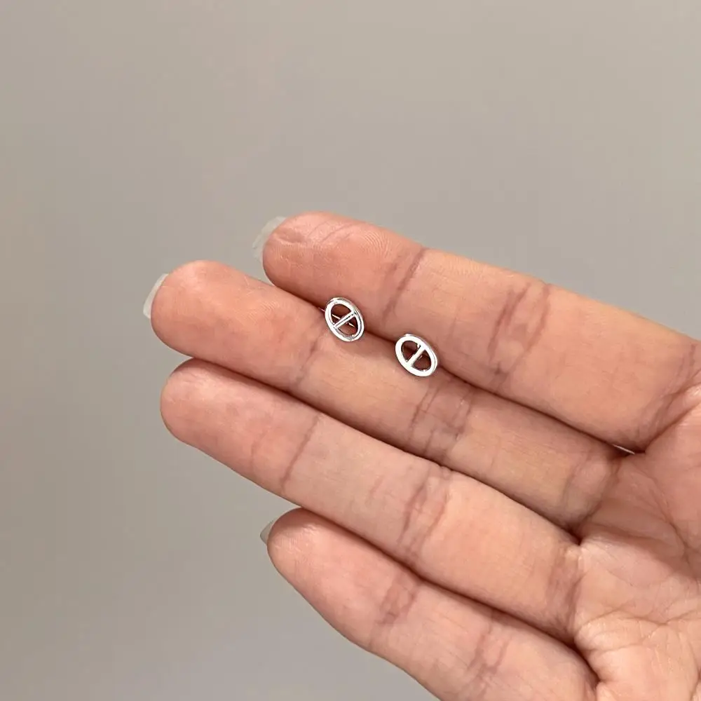 KAKODIY New Pig Nose Stud Earrings Fashion £925 Simple Stud Earrings Accessories Earrings detail 4