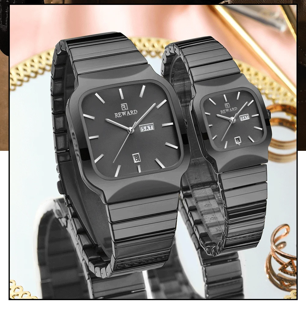 Reward RD611264M - Popular Couple Wristwatch with Japan Quartz