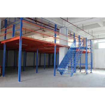 Storage use Storage Steel Industrial Metal Warehouse mezzanine shelves factory price office flooring