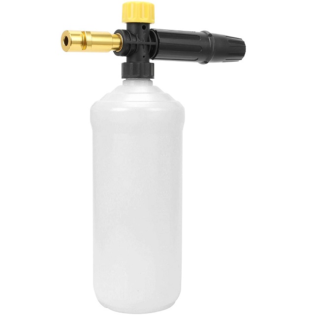 Snow Foam Lance for  Pressure Washer, 1 L Capacity Adjustable Foam Cannon Nozzle Lance Compatible