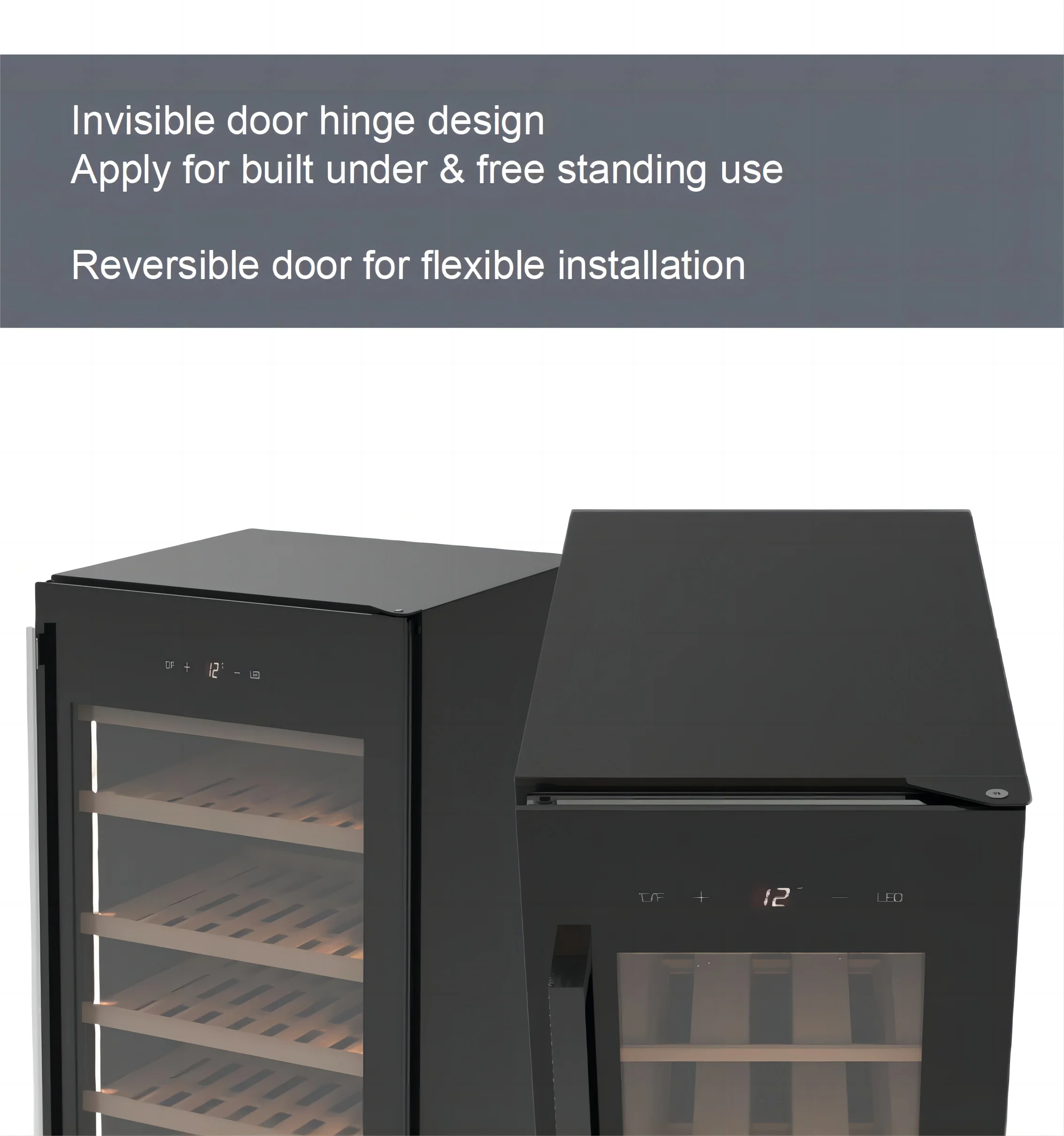 Wholesale Price Appliances Free Standing 222l 83 Bottles Class F Wine Refrigerator Wine Cooler