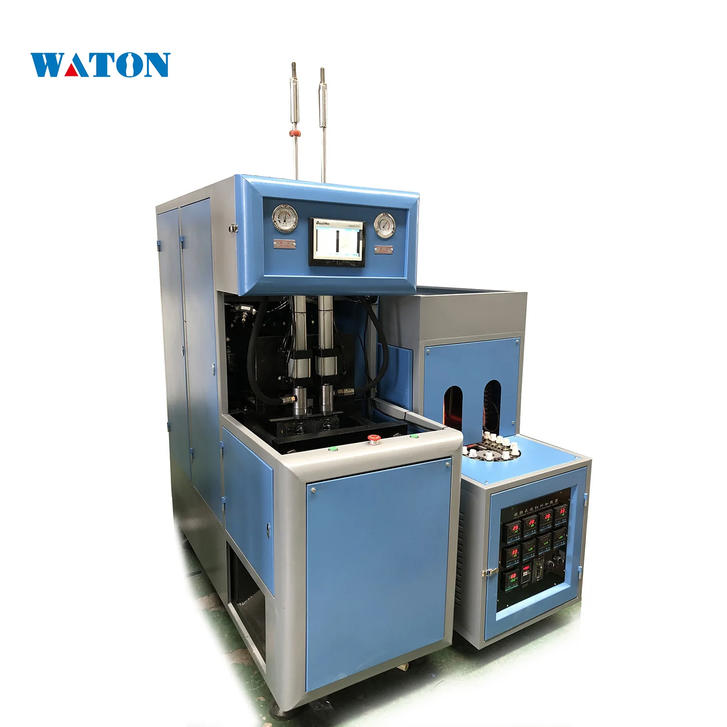 Custom Design Semi-automatic Preform PET Plastic Bottle Blowing Plastic Drum Making Machine Blow Molding Machine High Speed