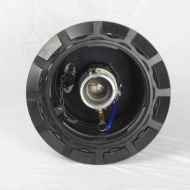 Fuel Oil Tanker Spill Container with Drain Valve in Cast Iron/Aluminum for Gasoline Station