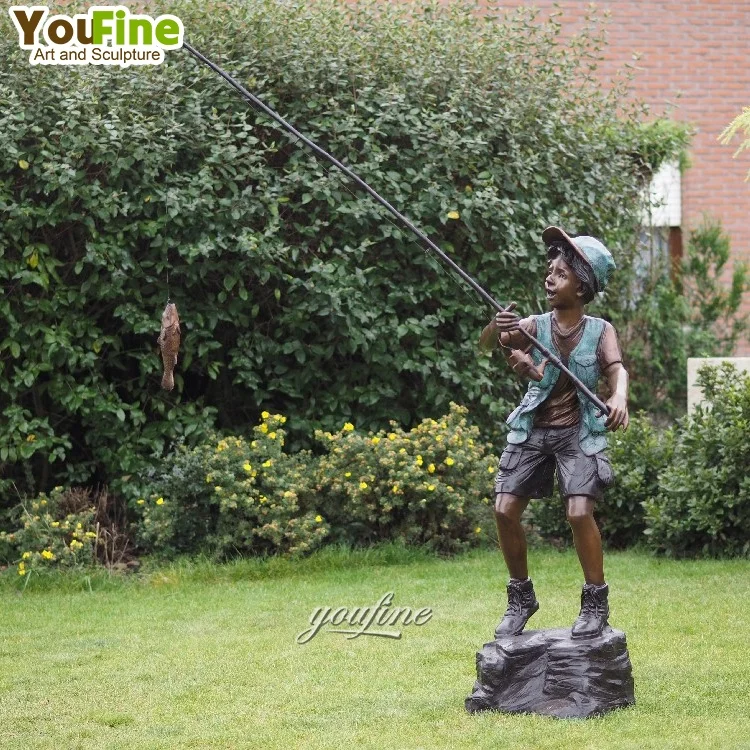 Bronze Sculpture Boy Fishing Statue China Trade,Buy China Direct