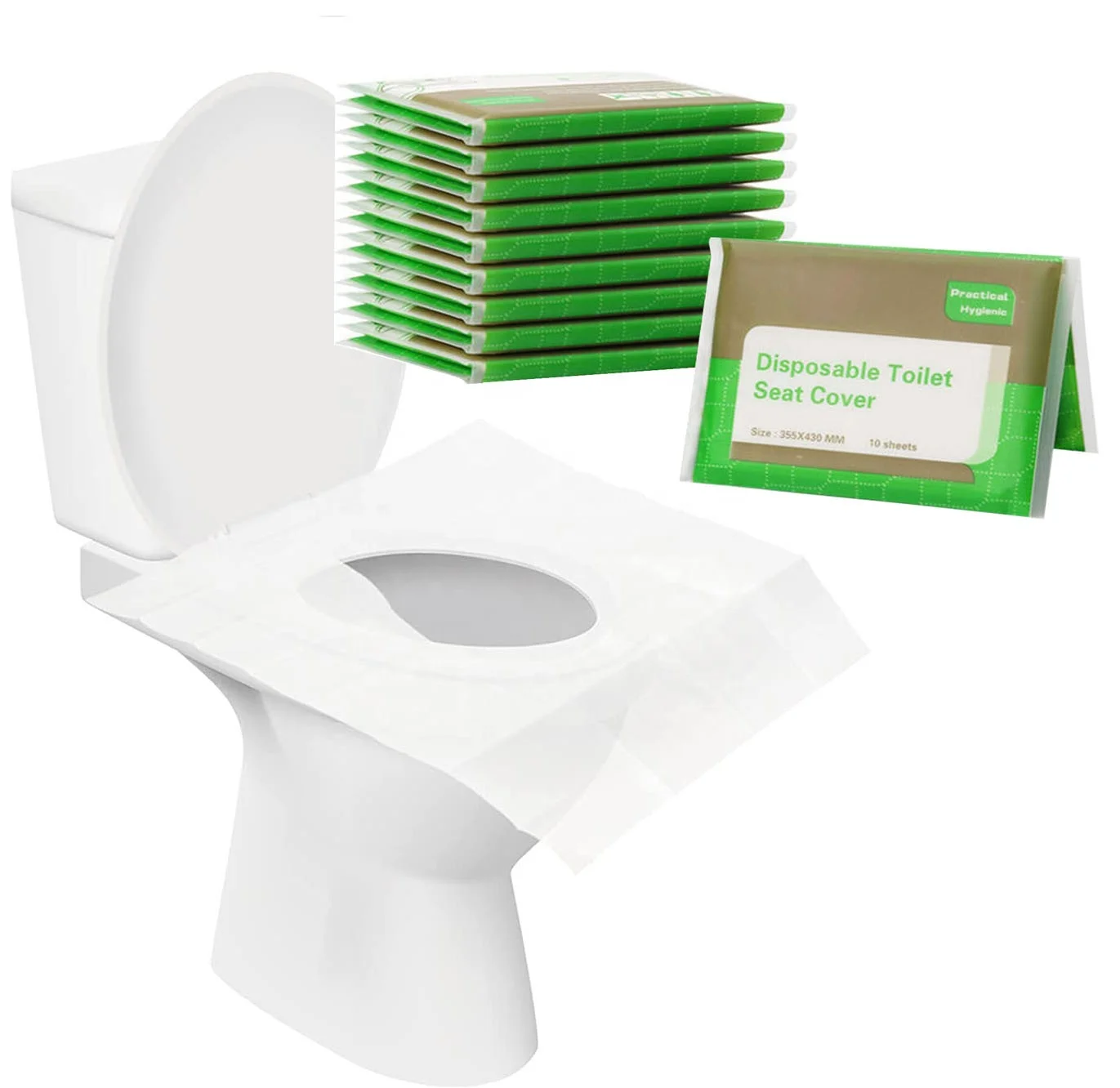 10 мешков, одноразовые чехлы на сиденья унитаза