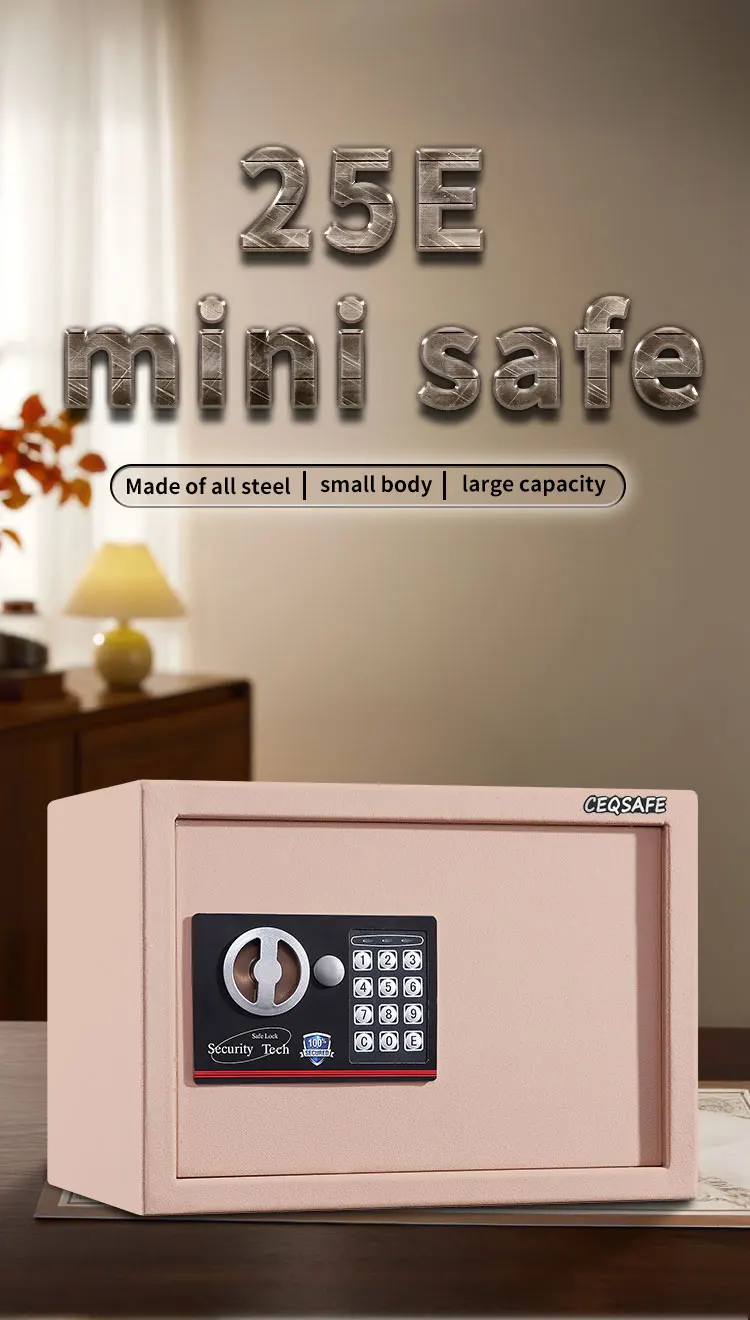 CEQSAFE Mini Safe Box Durable Cash Safes for Home Security and Protection for Money manufacture