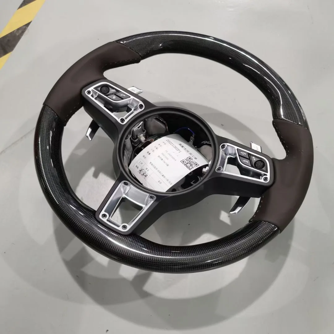 Sjc Carbon Fiber Steering Wheel Upgrade For Porsche 911 997 986 987 970 Macan Cayenne Cayman