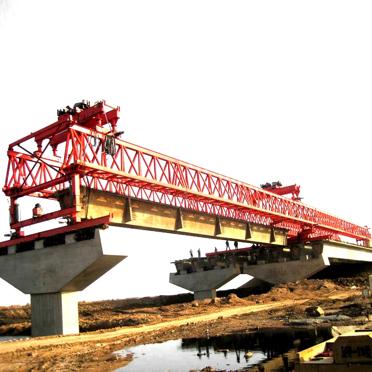 160t 45m Segment Viaduct Construction Beam Bridge Girder Erection Launcher Crane