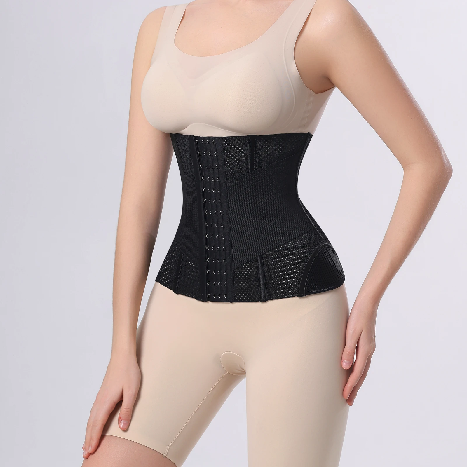 Waist Cincher Trimmer Belt Double Trimmer Shaping Wrap Girdle Full Body Corset Waist Trainer Shaperwear Tummy Control Shaper details