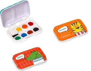 Professional Quality Safe Non-toxic 8 Colors Children Party Solid Watercolor Paints Set