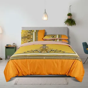 Customized Digital Home Textile Designers Bed Sheet Sets Bedsheets Duvet Cover 3D Bedding Set 100% Cotton Bed Cover Sheet